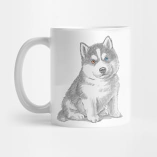 Puppy husky Mug